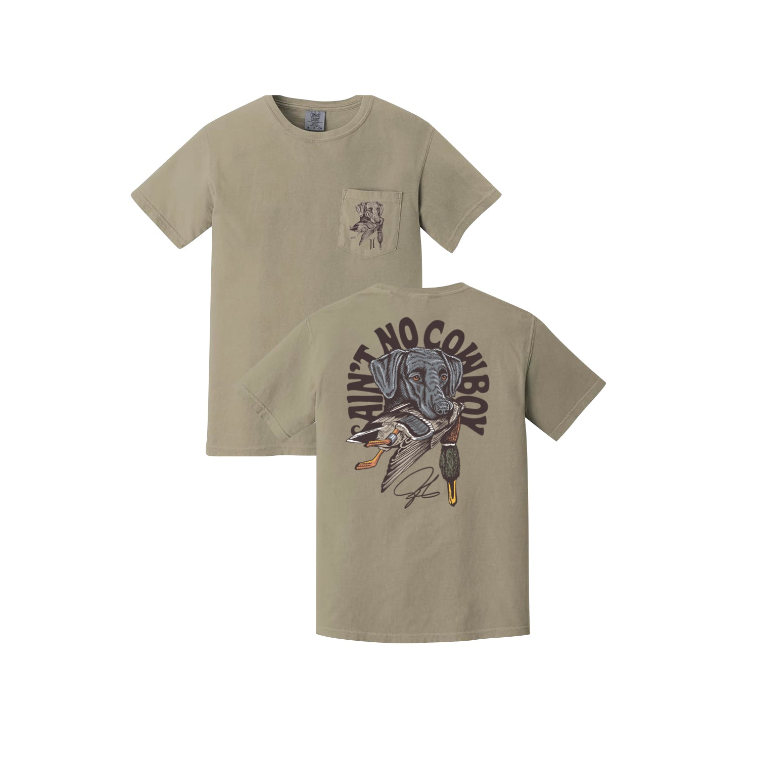 Aint No Cowboy Pocket Tee