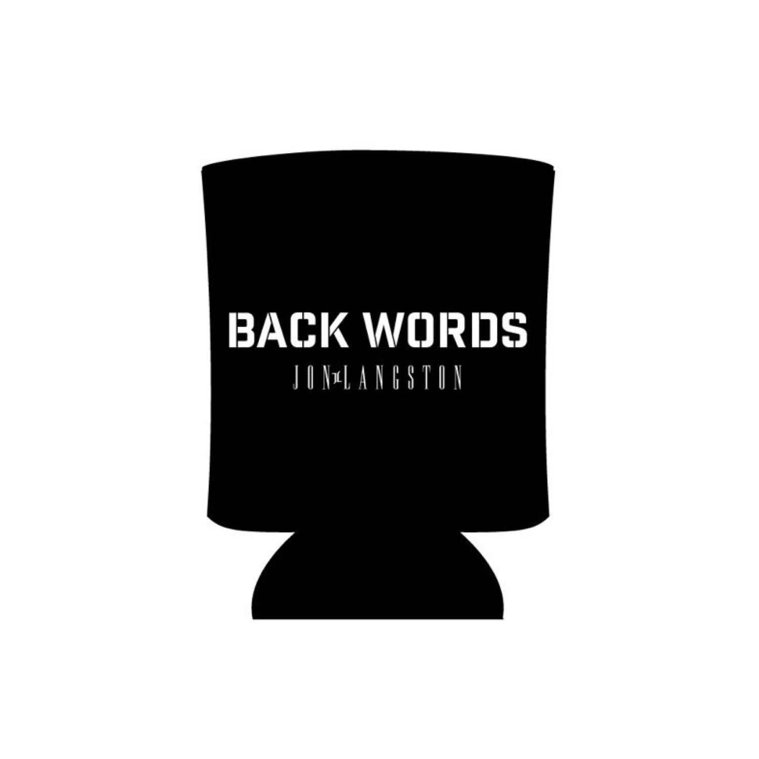 Back Words Koozie