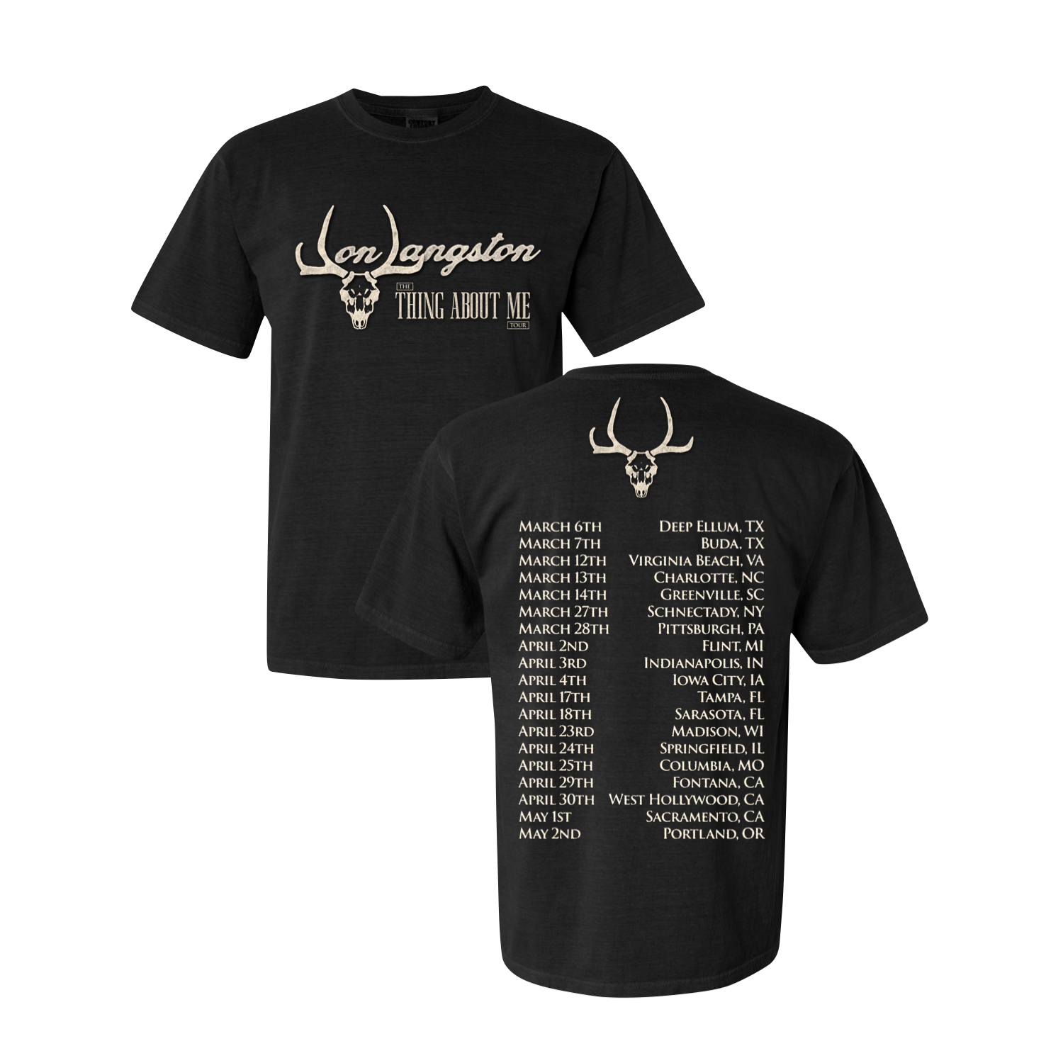 Thing About Me Tour Dates Tee