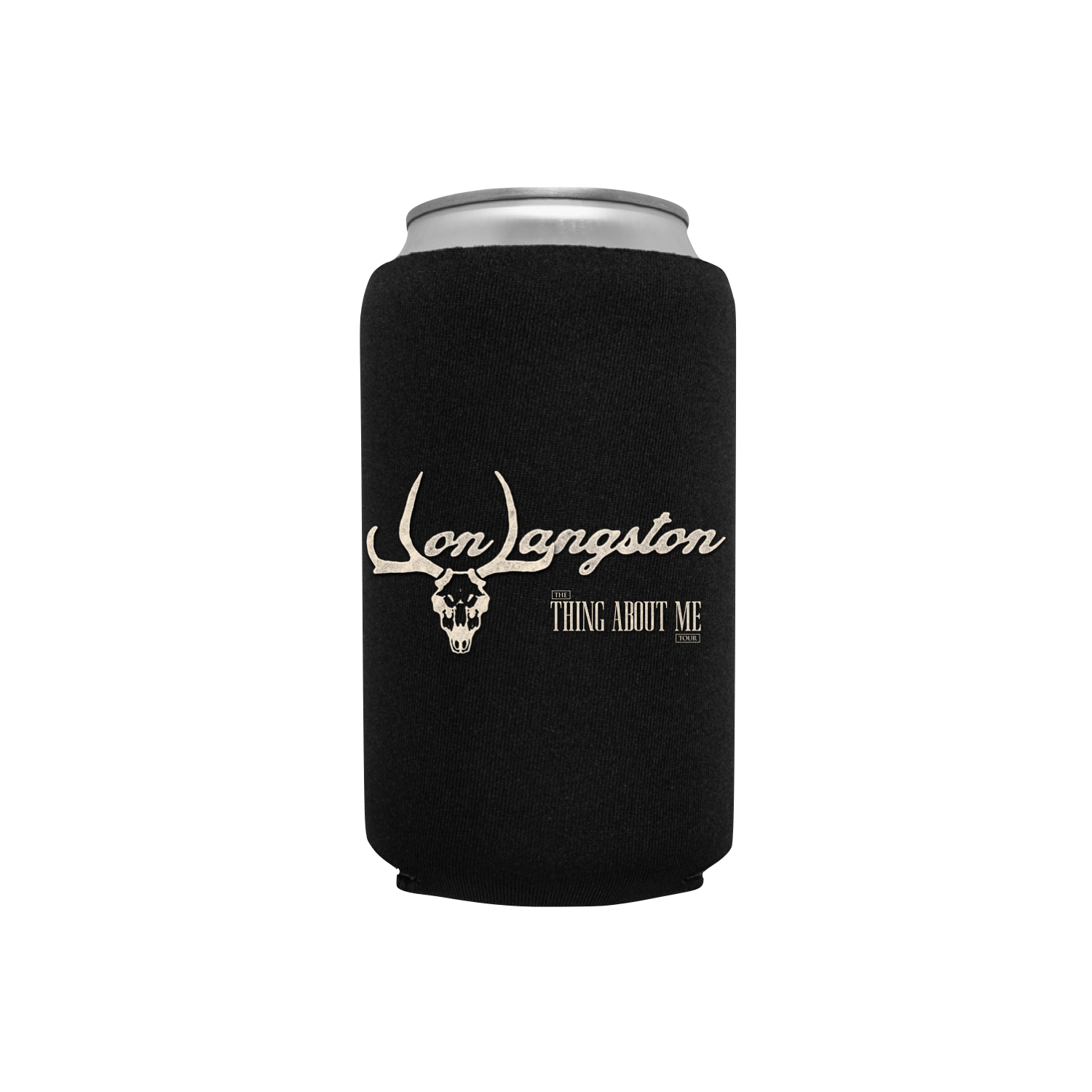 Thing About Me Tour Koozie: Black